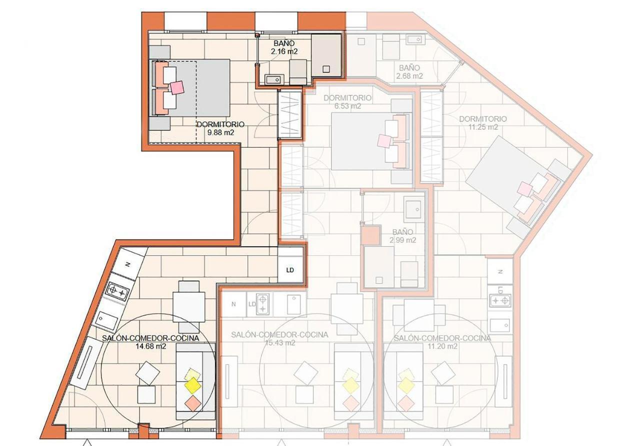 New 1 Min Metro, Cozy 1 Bed Close To Downtown, Wifi A Madri Exterior foto